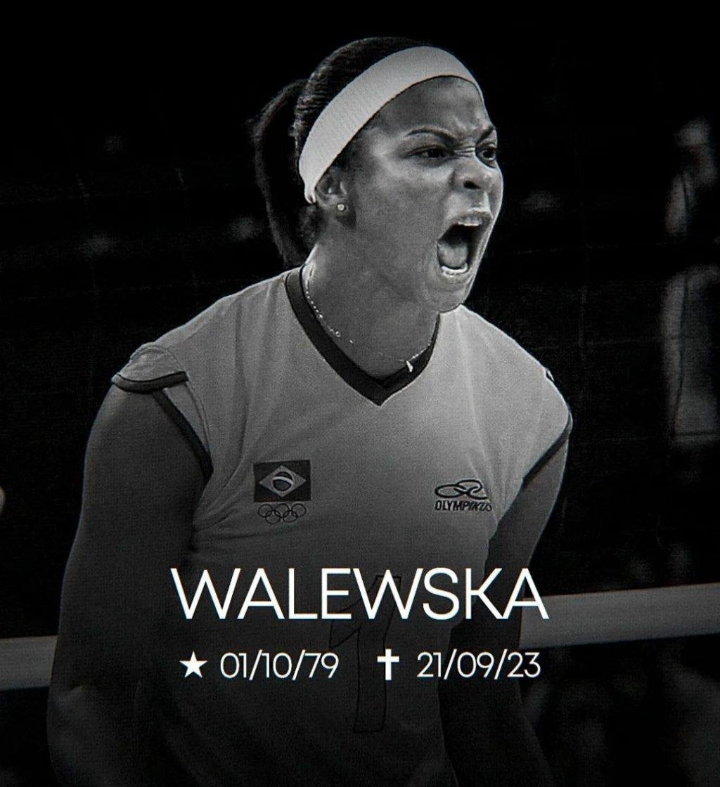 Campeã olímpica no vôlei, Walewska morre aos 43 anos