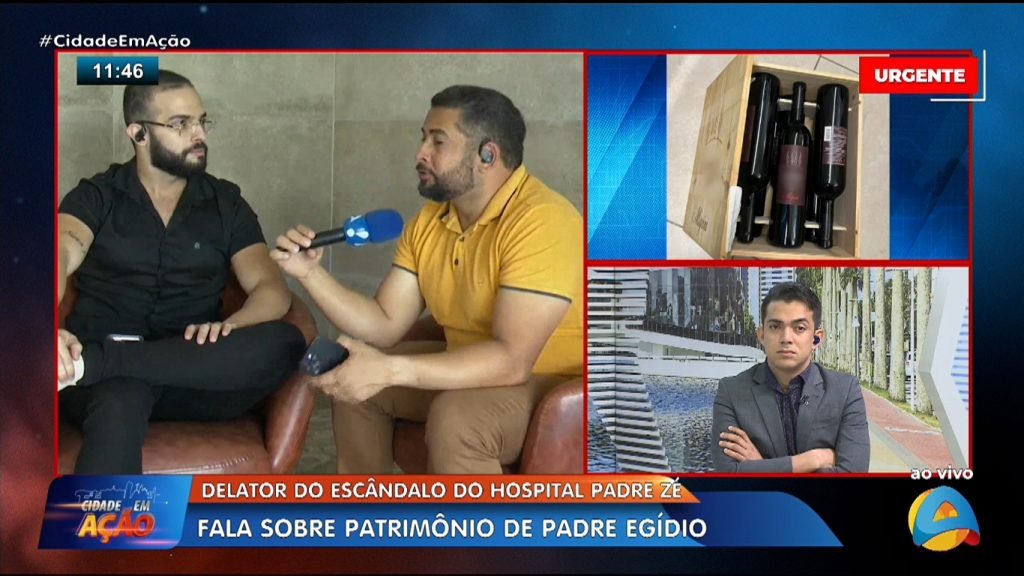 Delator diz que celulares foram vendidos a mando de Pe Egídio e que Arcebispo recebeu carro de luxo para renovar estatuto