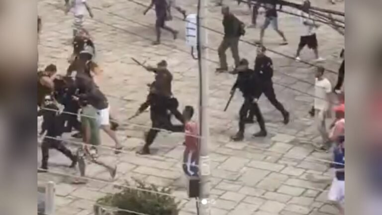 Policial militar é espancado por multidão durante confusão em Campina Grande