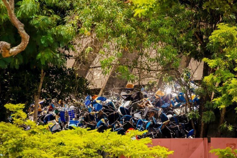 UFPB vira depósito de entulho, com acúmulo de água e criadouros do mosquito da dengue