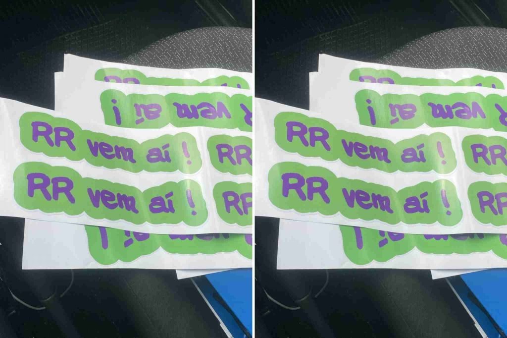“RR vem aí”, adesivos aludindo a campanha de Romero são distribuídos em Campina Grande