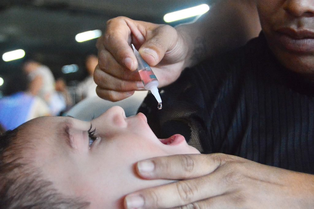 Paraíba participa da Campanha Nacional de Vacinação contra a Poliomielite
