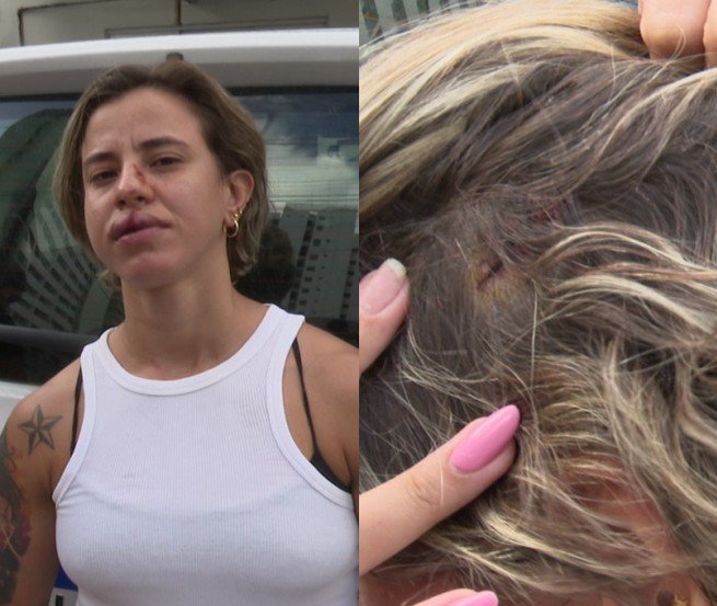Motociclista agride mulher com capacete em João Pessoa após acidente no trânsito Motociclista agride mulher com capacete em João Pessoa após acidente no trânsito