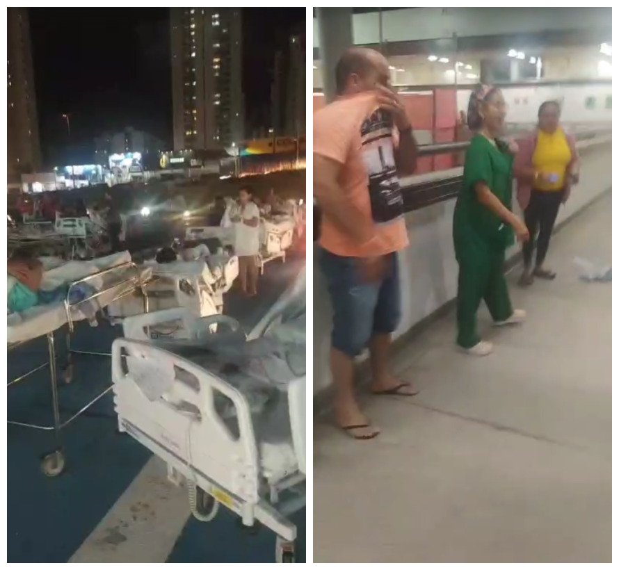 Princípio de incêndio atinge Hospital de Trauma de João Pessoa e provoca evacuação de pacientes