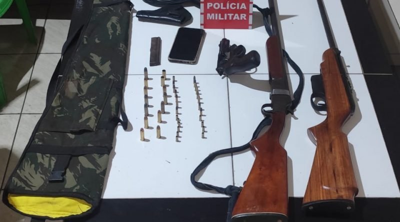  PM descobre bar usado para esconder armas de fogo no Sertão da Paraíba