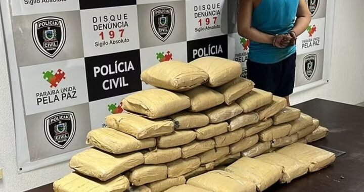 Homem é preso com 50 kg de maconha colombiana em rodovia de Bayeux, na Grande João Pessoa