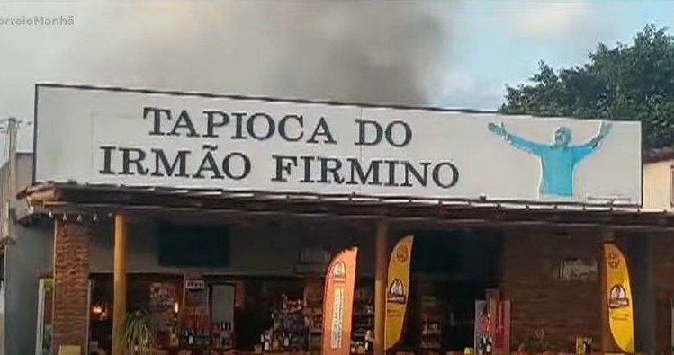 Incêndio atinge a tradicional Tapioca do Irmão Firmino, no Cajá