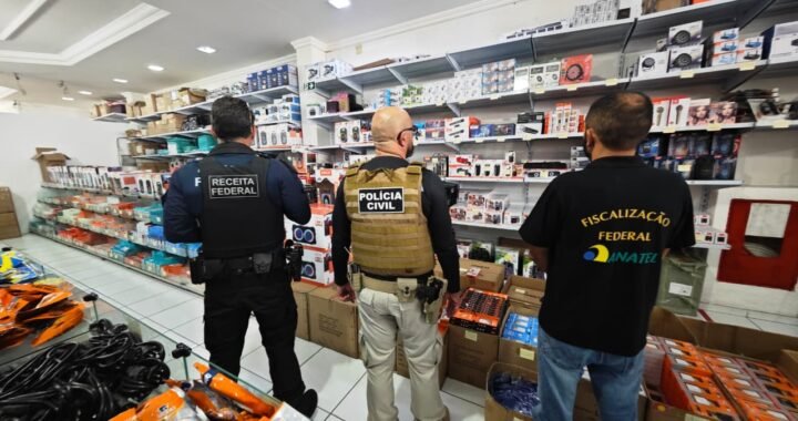 Polícia Civil apreende R$ 2 milhões em produtos falsificados em Campina Grande Polícia Civil apreende R$ 2 milhões em produtos falsificados em Campina Grande