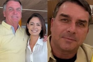 Michelle deixa casa diante de visita de Flávio a Jair Bolsonaro em Brasília