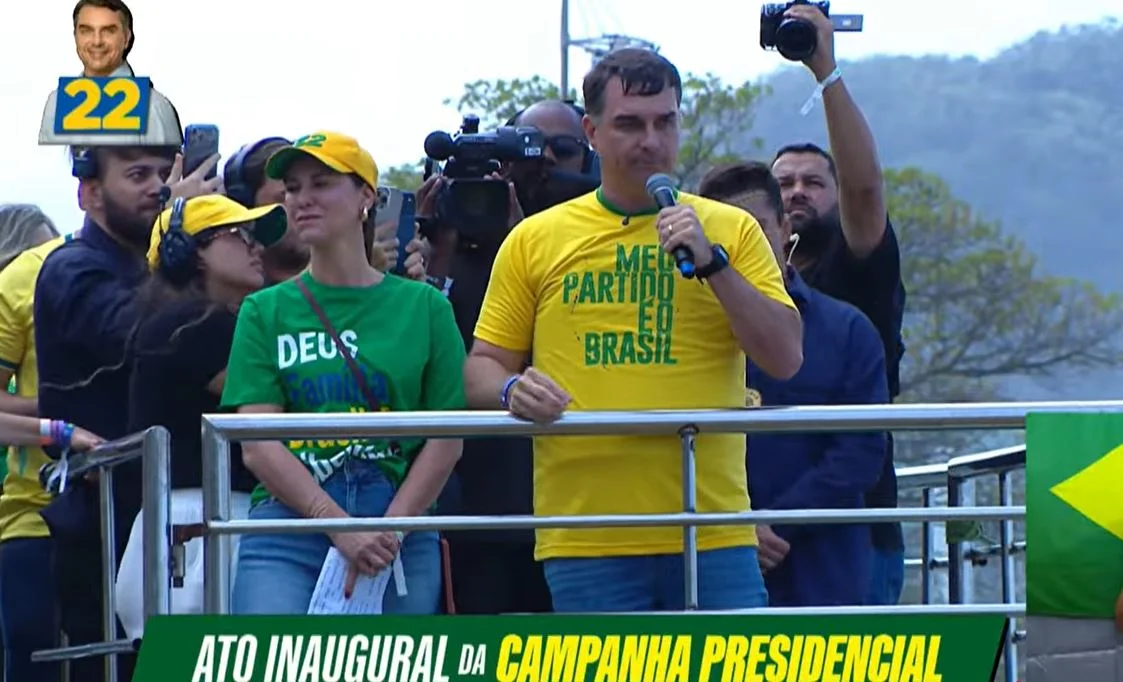 O Lançamento da Campanha de Flávio Bolsonaro