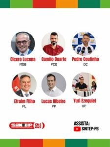 SINTEP-PB promove debate com os candidatos a governador do Estado durante congresso estadual
